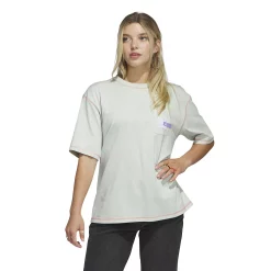 Women's adidas Sportswear Graphic Pocket Tee -Adidas Clothing Shop 5769472 Linen Green