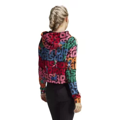 Women's adidas FARM Rio 3-Stripes Fleece Hoodie -Adidas Clothing Shop 5770373 ALT