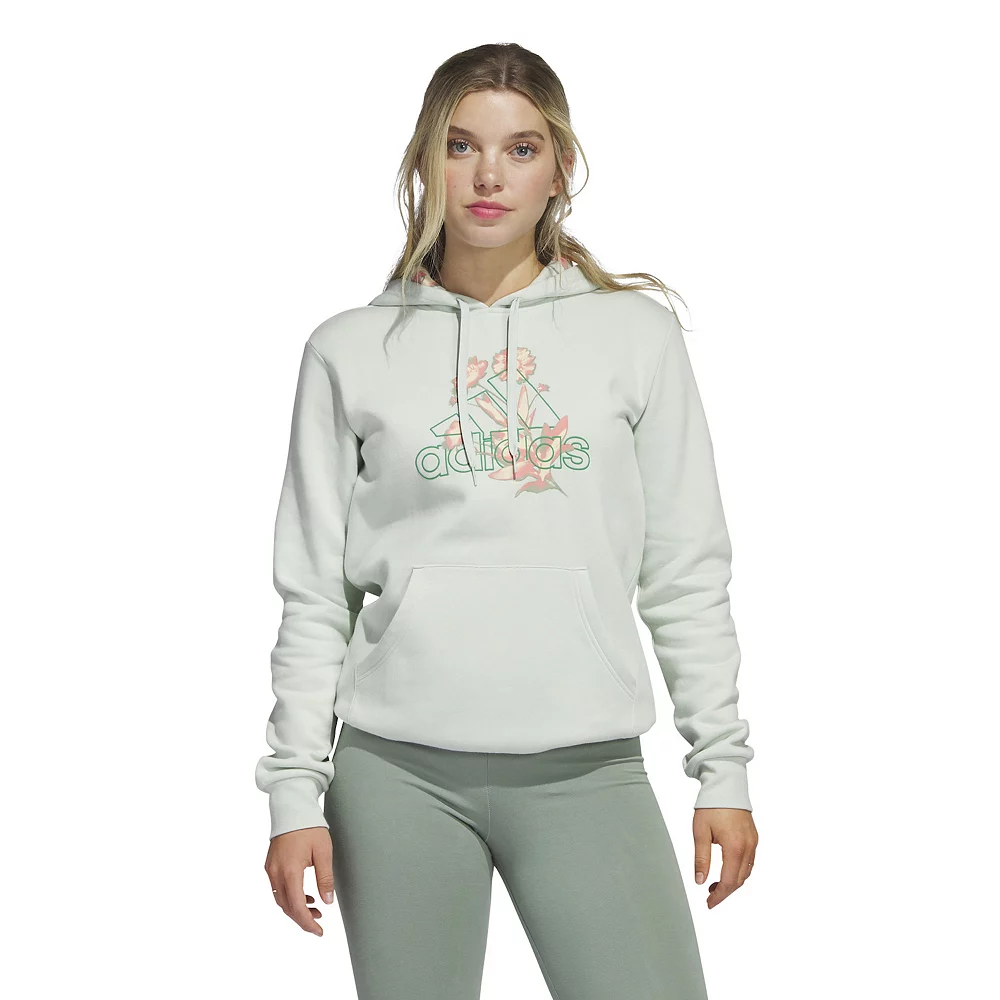 Women's adidas Bloom Fleece Hoodie 4 Women's adidas Bloom Fleece Hoodie - Image 4