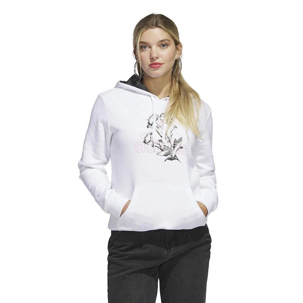 Women's adidas Bloom Fleece Hoodie 2 Women's adidas Bloom Fleece Hoodie - Image 2