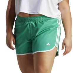 Plus Size adidas Marathon 20 Running Shorts -Adidas Clothing Shop 5776533 Court Green