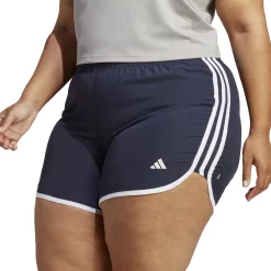 Plus Size adidas Marathon 20 Running Shorts -Adidas Clothing Shop 5776533 Legend Ink