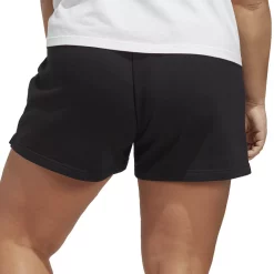 Plus Size adidas Essentials Linear French Terry Shorts -Adidas Clothing Shop 5776779 ALT