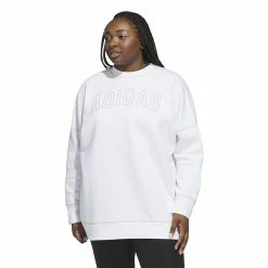 Plus Size adidas Graphic Sporstwear Indoor Crewneck Sweatshirt 9 Plus Size adidas Graphic Sporstwear Indoor Crewneck Sweatshirt -Adidas Clothing Shop 5777570 White