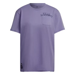 Women's adidas Purple Real Madrid Pocket T-Shirt