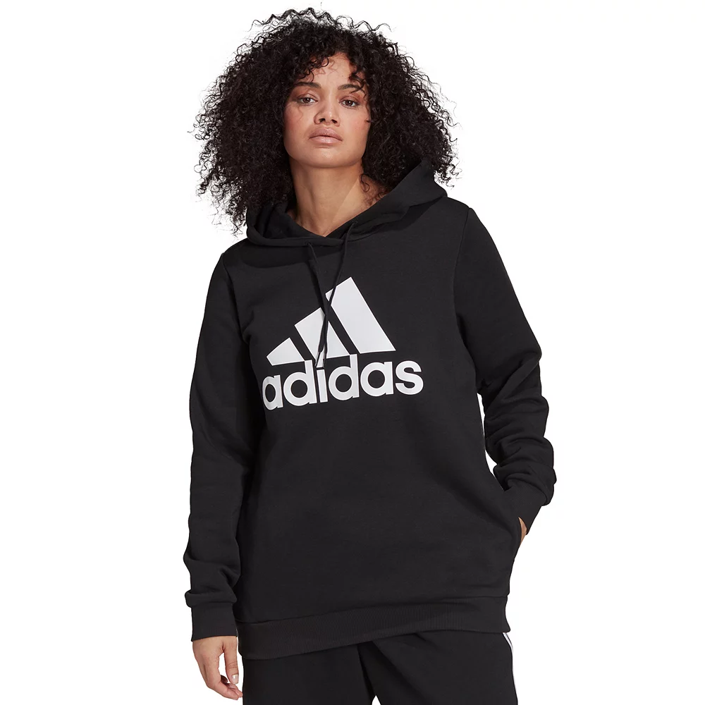 Plus Size adidas Graphic Fleece Hoodie 1 Plus Size adidas Graphic Fleece Hoodie