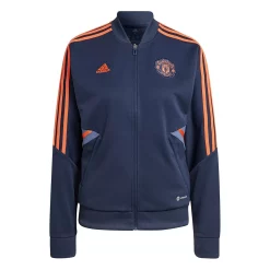 Women's adidas Navy Manchester United AEROREADY Full-Zip Track Jacket