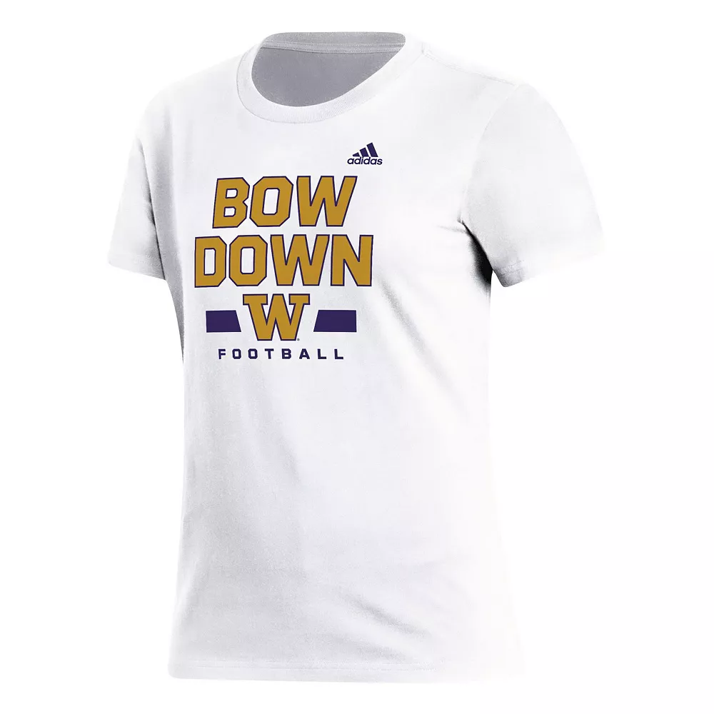 Women's adidas White Washington Huskies Special Game Fresh T-Shirt 3 Women's adidas White Washington Huskies Special Game Fresh T-Shirt - Image 3