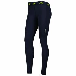 Women's adidas Navy Manchester United DNA AEROREADY Tights -Adidas Clothing Shop 5938181 ALT2