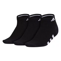 Women's adidas Cushioned 3.0 3-Pack Low Cut Socks -Adidas Clothing Shop 5950563 Black Night Gray White
