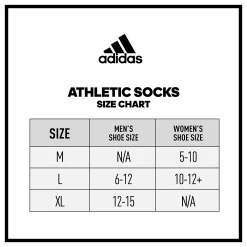 Women's adidas Cushioned 3.0 3-Pack Crew Socks -Adidas Clothing Shop 5950565 ALT5