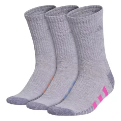 Women's adidas Cushioned 3.0 3-Pack Crew Socks -Adidas Clothing Shop 5950565 Cool Light Heather