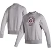 Women's adidas Heathered Gray Texas A&M Aggies Vintage Circle Pullover Sweatshirt