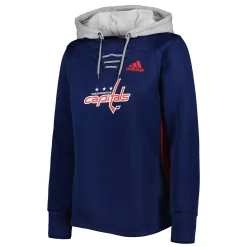 Women's adidas Navy Washington Capitals Skate Lace Primeblue Team Pullover Hoodie 5 Women's adidas Navy Washington Capitals Skate Lace Primeblue Team Pullover Hoodie -Adidas Clothing Shop 6105053 ALT2