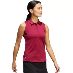 Women's adidas Sleeveless Polo Golf Shirt 13 Women's adidas Sleeveless Polo Golf Shirt -Adidas Clothing Shop 6142274 ALT2