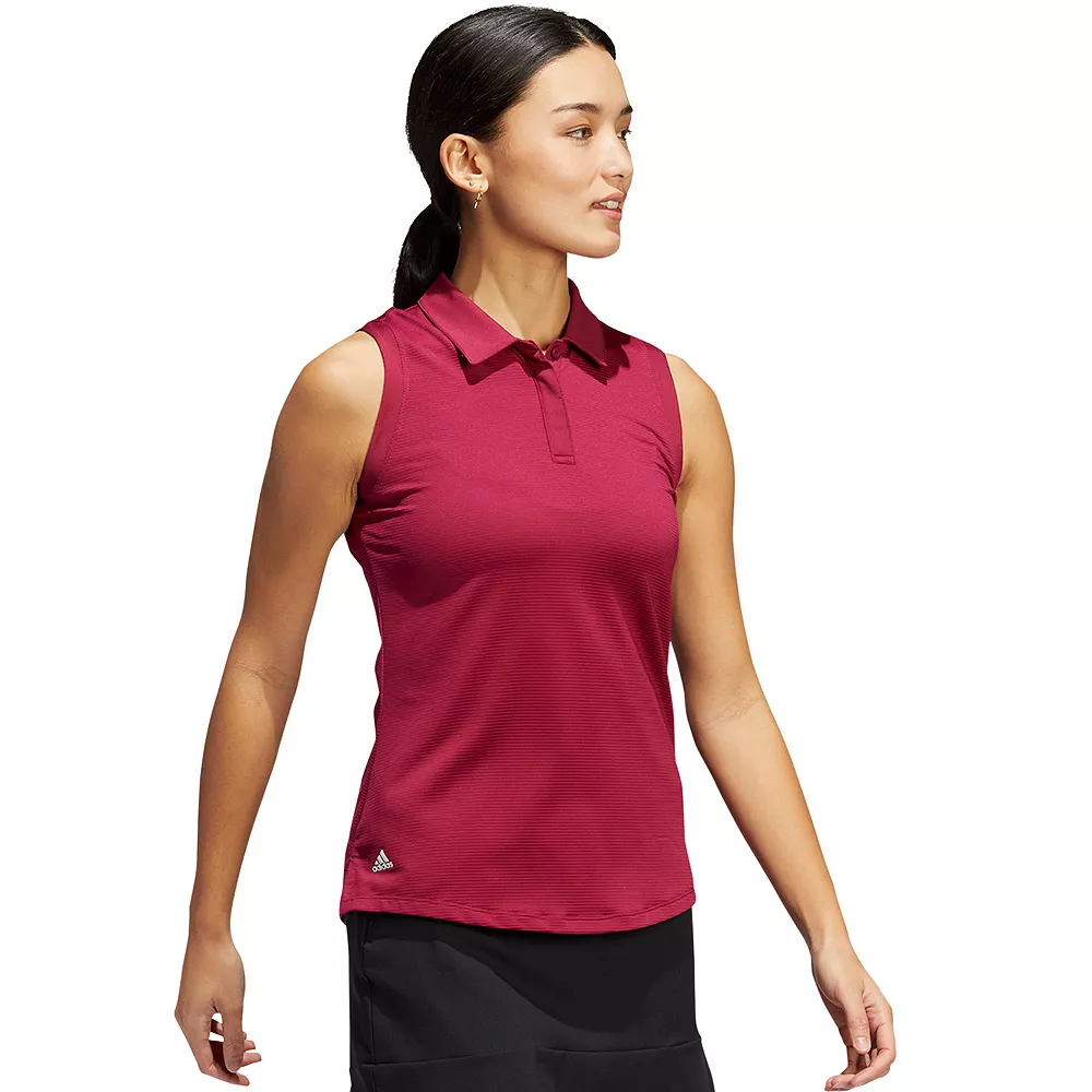 Women's adidas Sleeveless Polo Golf Shirt 6 Women's adidas Sleeveless Polo Golf Shirt - Image 6