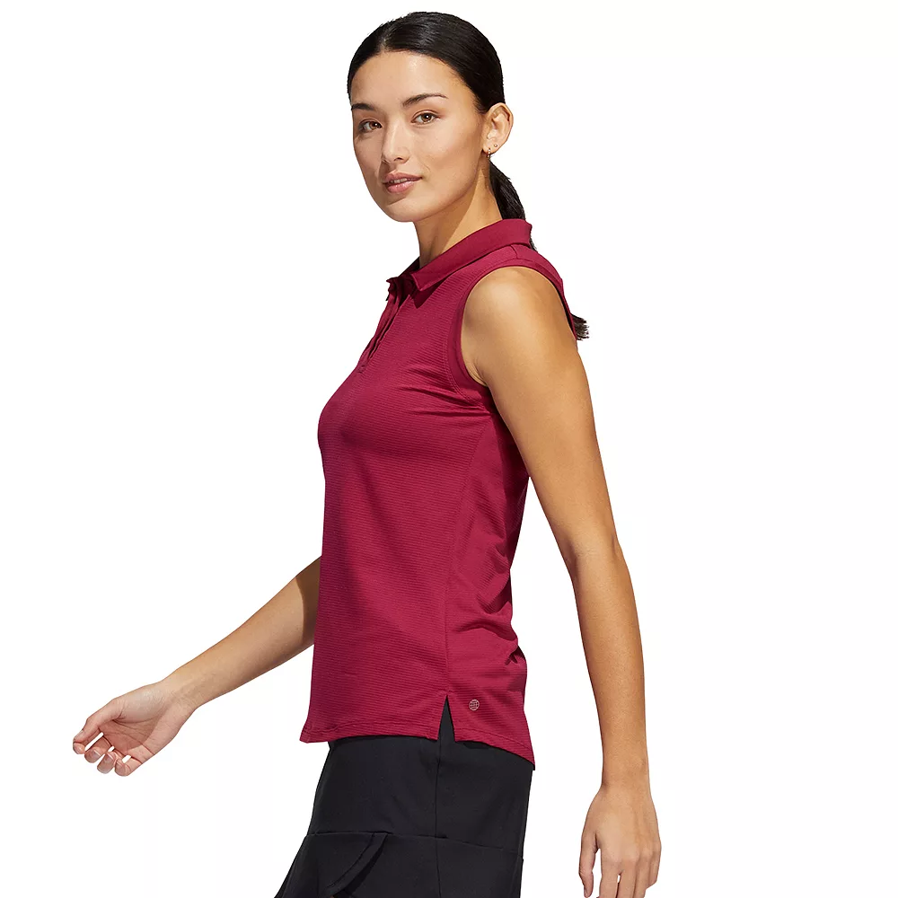 Women's adidas Sleeveless Polo Golf Shirt 7 Women's adidas Sleeveless Polo Golf Shirt - Image 7