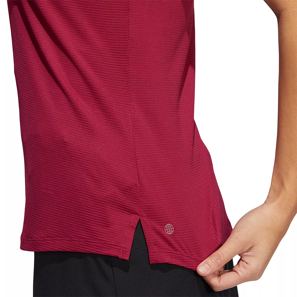 Women's adidas Sleeveless Polo Golf Shirt 8 Women's adidas Sleeveless Polo Golf Shirt - Image 8