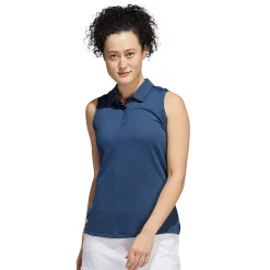Women's adidas Sleeveless Polo Golf Shirt 11 Women's adidas Sleeveless Polo Golf Shirt -Adidas Clothing Shop 6142274 Crew Navy