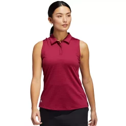Women's adidas Sleeveless Polo Golf Shirt