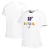 Women's adidas White Washington Huskies Fresh Pride T-Shirt