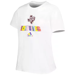 Women's adidas White Texas A&M Aggies Fresh Pride T-Shirt 5 Women's adidas White Texas A&M Aggies Fresh Pride T-Shirt -Adidas Clothing Shop 6155286 ALT2