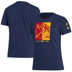 Women's adidas Navy Florida Panthers Reverse Retro 2.0 Playmaker T-Shirt