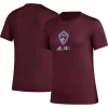 Women's adidas Burgundy Colorado Rapids AEROREADY Club Icon T-Shirt