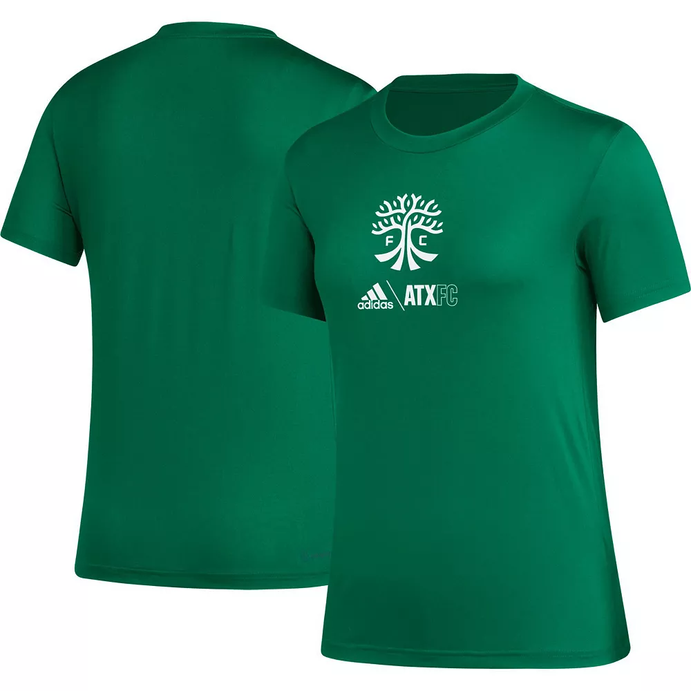 Women's adidas Green Austin FC AEROREADY Club Icon T-Shirt 1 Women's adidas Green Austin FC AEROREADY Club Icon T-Shirt