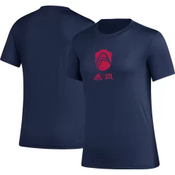 Women's adidas Navy St. Louis City SC AEROREADY Club Icon T-Shirt