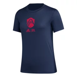 Women's adidas Navy St. Louis City SC AEROREADY Club Icon T-Shirt -Adidas Clothing Shop 6221745 ALT2